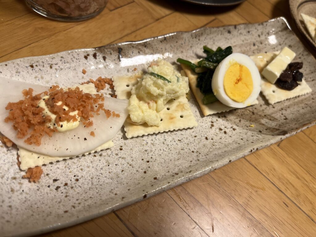 クラッカーパーティーの様子