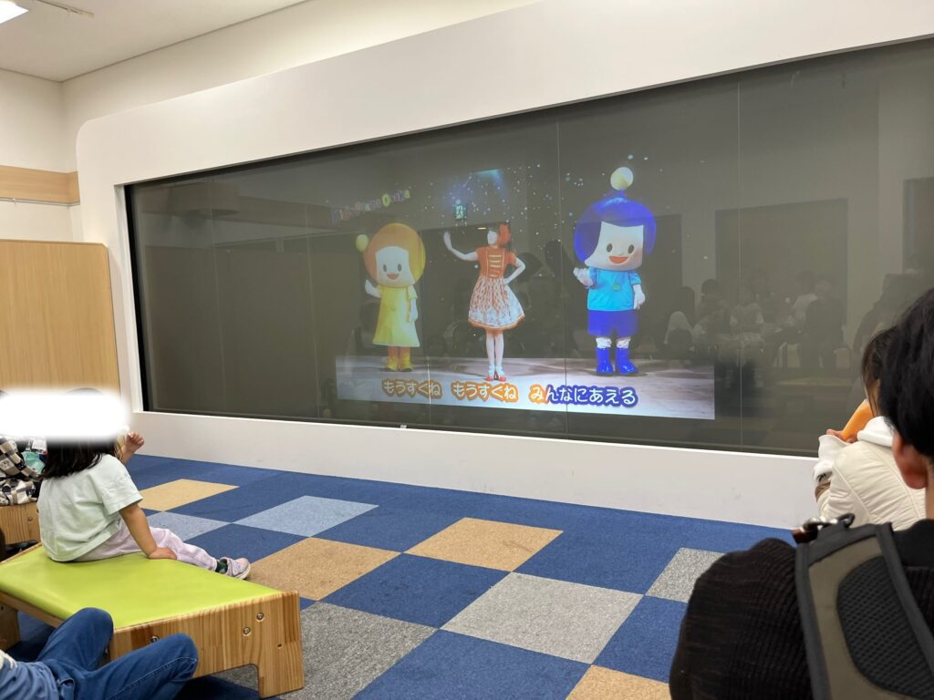 キッズプラザ大阪の休憩スペース